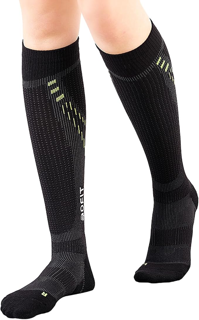 AOFIT Graduated Compression Socks for Women Travel Flight Nurses Dr Scholls Airplane 15-20 mmhg by aoFIT