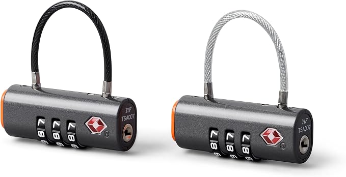 Bellroy Travel Lock Duo (Set of 2 TSA Luggage Locks with Flexible Fit and Combination Function) - Graphite - Image 2