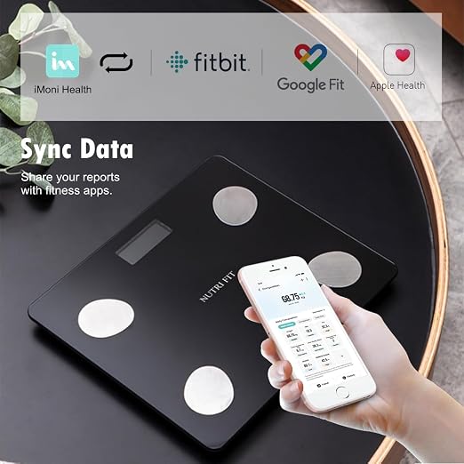 Digital Smart Scale for Body Weight Composition Analyzer Sync App | Bluetooth Sync, Backlit Display, Max 330lb, 0.2lb Precision, Health Monitor, Baby Mode, Bathroom Scale for BMI Fat Muscle - Image 5
