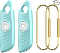 Safe Sound Personal Alarm, 2 Pack 140db Siren, Strobe Light Key Chain, Safety Devices for Women, Men, Children, Elderly by darental