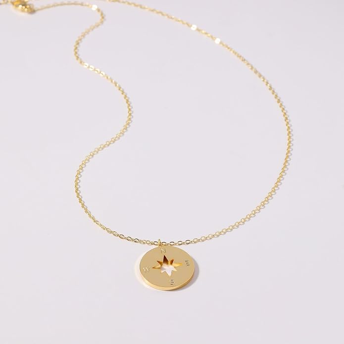Gold Necklace for Women, Dainty Charm Pendant Necklace Jewelry Gift | 14K Gold Plated, Cute, Delicate, Adults, Non Tarnish, Hypoallergenic, Accessories - Image 4