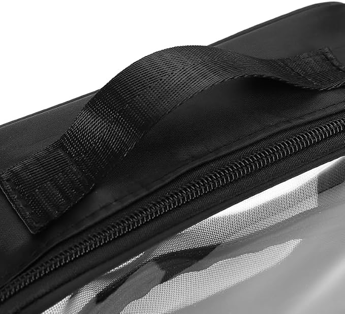 TSA Approved Toiletry Bag, Clear Makeup Bags with Multi Layer Mesh Pockets, Portable Large Capacity PVC Cosmetic Bags with Zipper for Travel Essentials - Image 7