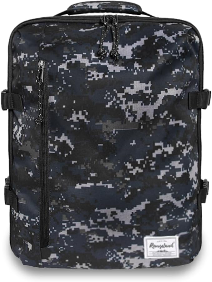 Underseat Carry-On Backpack Luggage Lightweight Casual Laptop Backpack 15.6-inch Travel Commute Gym Sport Daypack 21L, Digi Camo by Rangeland