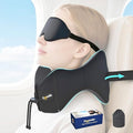 Patented Head-Bobble-preventing Ergonomic Travel Neck Pillow Combo | Game-Changer Adjustable & Detachable Seat Strap for Head-stability，Exclusive Golden Formula Memory Foam，3D Contoured Eye Mask by Unknown