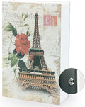 Diversion Book Safe Storage Box (9.5"×6"×2.2"), Dictionary Secret Safe Can with Security Key Lock, Diversion Book Hidden Safe (Paris,Key) by PACOLO
