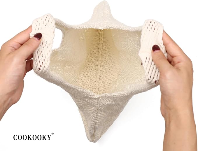 COOKOOKY Crochet Beach Tote bag Summer Beach Bag for Women Aesthetic Mesh Tote Bag Hippie Bag Knit Bag - Image 2