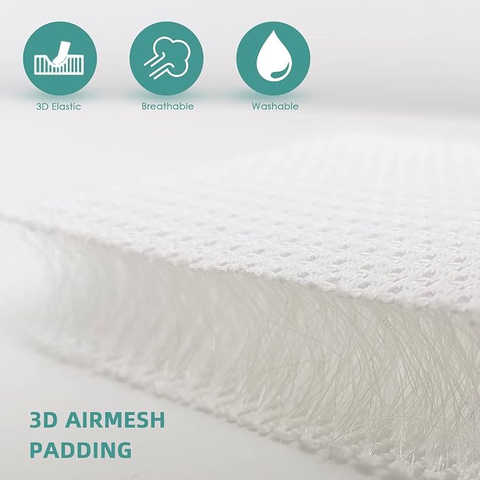 AEROiVi Car Seat Cushion Breathable Mesh Non-Slip Comfort Seat Truck Office | Car Seat pad for Driving 3D Air Mesh Car Seat Protector Works with Truck SUV and Office Chair Home Quick Drying Washable - Image 3