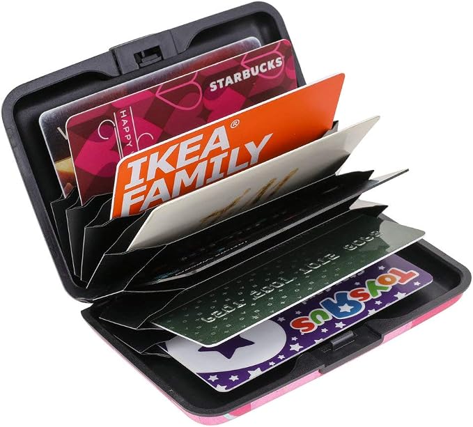 RFID Blocking Credit Card Protector Case Holder Wallet for Men Women | RFID Blocking Credit Card Protector Aluminum ID Case Hard Shell Business Card Holders Metal Wallet for Men or Women - Image 5