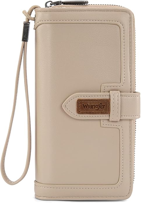 X Wrangler Women's Wallets Bifold Wristlet Wallets for Women Large Capacity Credit Card Wallet with ID Window by THEOFFICIALMONTANAWEST