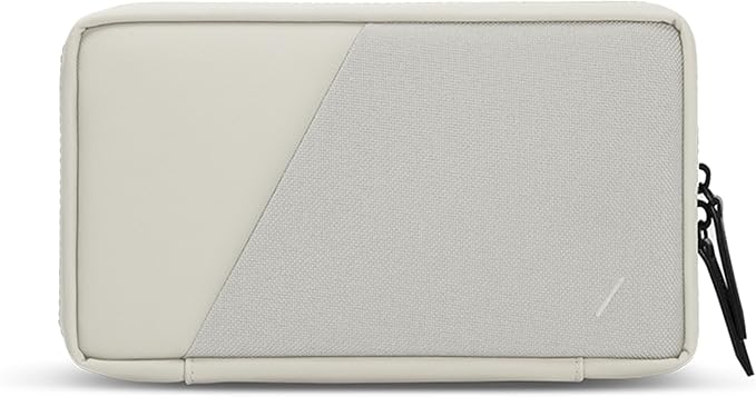 Native Union Stow Organizer – Premium Travel Tech Kit Crafted with Durable Canvas – Keep Essentials Organized with Flexible Storage & Quick-Access Pocket for Cable, Charger, SIM Card & More(Sandstone) by NativeUnion