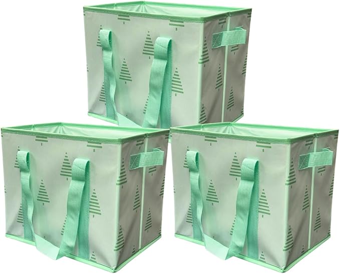 DURASACK Grocery Tote 3-Pack All-Purpose Collapsible Totes with Handles Kitchen Reusable Grocery Bags by DURASACK