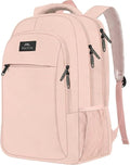 MATEIN Pink 15.6 Inch Laptop Backpack, Cute Computer Travel Bag for Women | Carry On Casual Daypack, Slim Sturdy Bag for Work, Lightweight Water Resistant, Gifts for Teacher Nurse, Anti Theft by MATEIN
