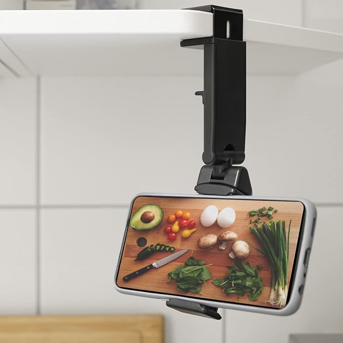 Wicked Chili 2X Airplane Phone Holder | Foldable 360° Rotation Mount | Compact: Small pack size only 3.66 x 1.46 x 1.37 inches. Ideal for Tiktok, Youtube, Instagram, Face Time, Movies or in office - Image 7
