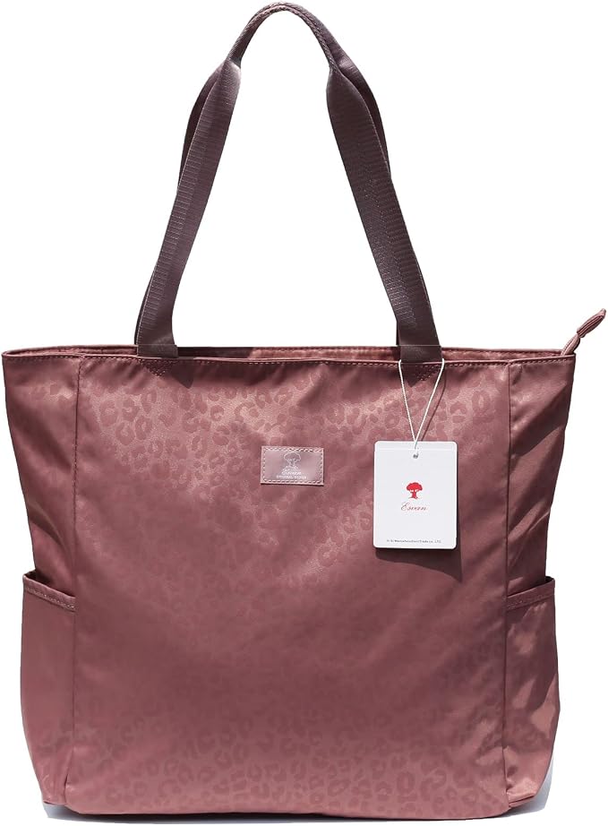 ESVAN Original Floral Water Resistant Large Tote Bag Shoulder Bag for Gym Beach Travel Daily Bags Upgraded - Image 4