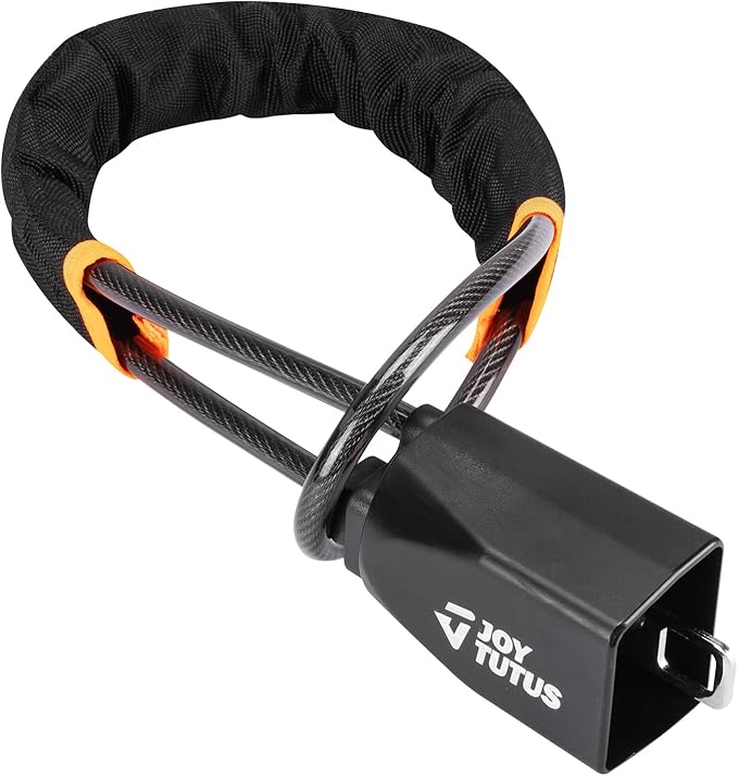 JOYTUTUS Steering Wheel Lock, Car Seat Belt Lock with 3 Keys,Double Car Anti Theft Device,Fits Most Vehicles, Trucks, SUVs, and Vans (Car Anti Theft Device) by JoyTutus