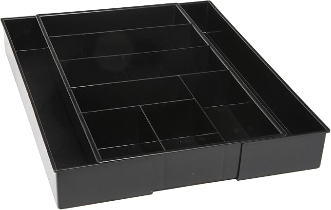 Dial Industries Expandable Office Drawer Desk Organizer Storage Tray | Adjusts to fit narrow or wide drawers, Keeps pens, tools and small items separated, Great for desks, offices or kitchens - Image 6