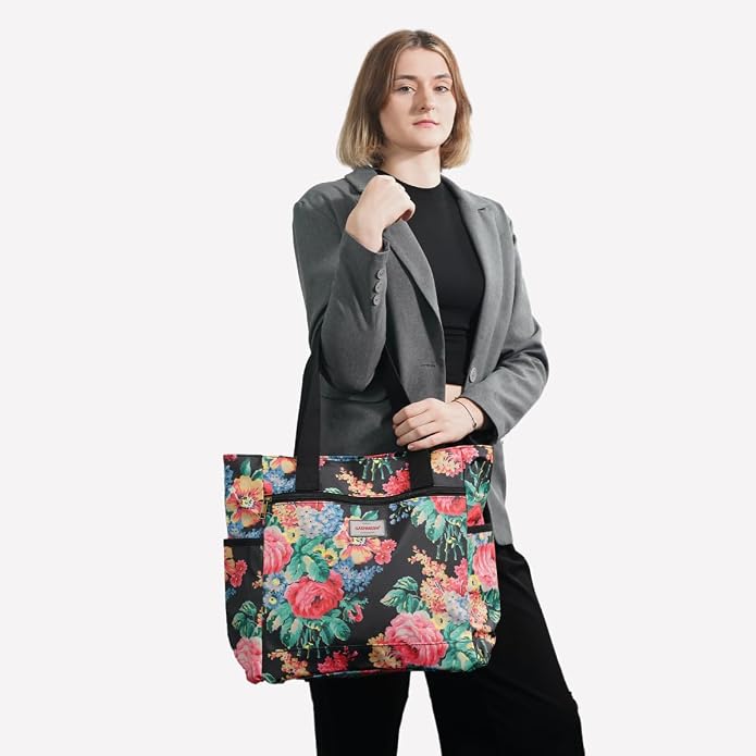 GAENMESN Women's Lightweight Waterproof Tote Bag Durable Designer Handbag with Zipper Travel Commute Everyday Use - Image 2