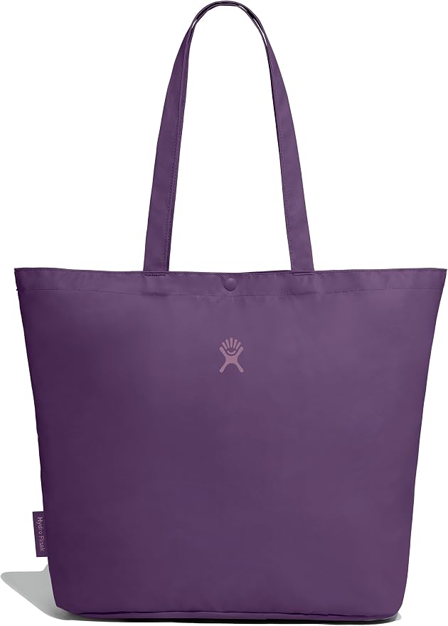 Hydro Flask Tote Bag - Everyday Reusable Travel Bag - Packable for Shopping & Grocery in 20L Beachplum Purple by Unknown