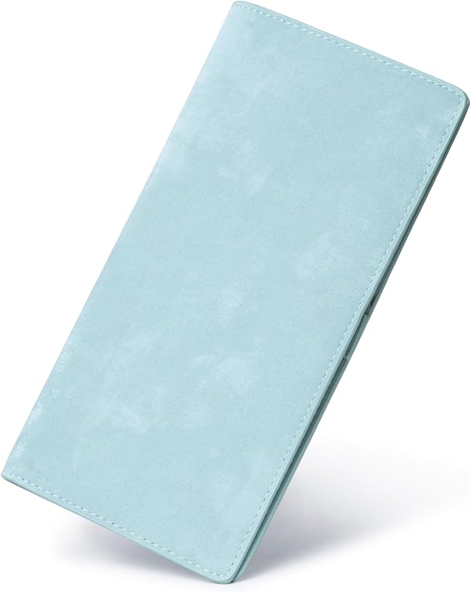 Bveyzi Ultra Slim Thin Leather RFID Blocking Credit Card Holder Bifold Clutch Wallets for Women by Bveyzi