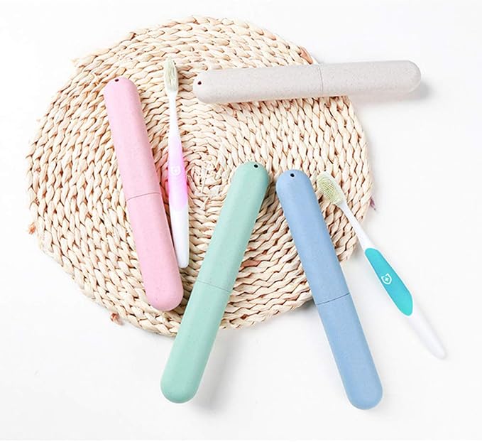 4 Pack Travel Toothbrush Case, Portable Breathable Toothbrush Holder Cases | Toothbrush cases for traveling toothbrush cover organizer container for Home, Travel, Business, Camping, School - Image 6