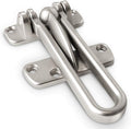 Jack N’ Drill Swing Bar Door Lock Durable Door Guard for Back & Front Doors, Childproof Door Security Made from Reinforced Diecast Metal for Home Security (Satin Nickel, 2 Pack) by JD+Jack+N%27Drill