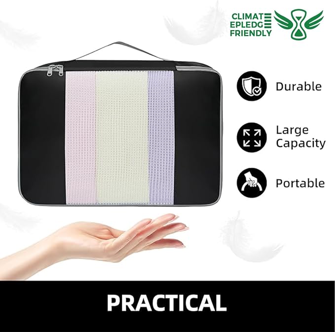 BAGAIL 6 Set/8 Set/10 Set Packing Cubes Various Sizes Packing Organizer for Travel Accessories Luggage Carry On Suitcase - Image 7