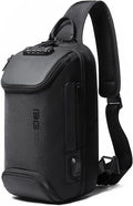 BANGE Men's Sling Backpack - Waterproof Crossbody Bag, Multi-Purpose Shoulder Bag by BANGE