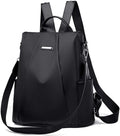 Women Backpacks Anti-Theft Ladies Backpack Purse, Women's Fashion Backpack Shoulder Bag with Replaceable Strap (Casual, Black) by Unknown