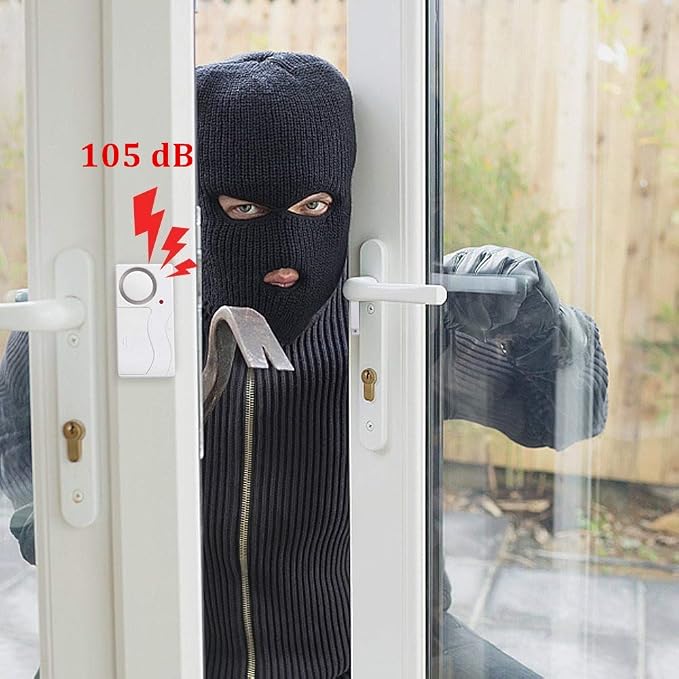 WSDCAM Door Alarm Wireless Anti-Theft Remote Control Door and Window Security Alarms - Image 4