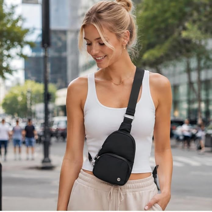 NEICOA Small Anti Theft Crossbody Bags for Women Lightweight RFID Sling Bag | Nylon Travel Purse for Daily Casual Use - Image 3