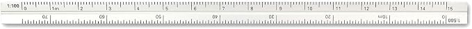 Alumicolor 3610-1 Aluminum Combination Pocket Scale, 6IN, Silver (Pack of 2) - Image 4