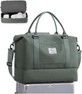 Travel Duffel Bag, Sports Tote Gym Bag, Shoulder Weekender Overnight Bag for Women by WONHOX