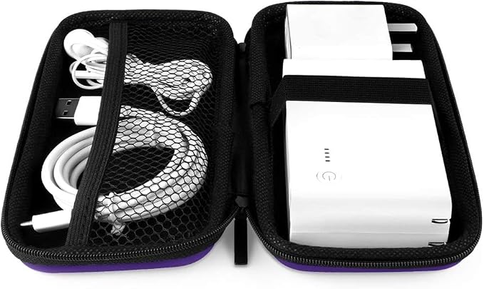 iMangoo Travel Essential Electronics Organizer Charger Case Carrying Pouch | 6.5x3.2x1" Power Bank Tech Accessories Protective Storage Shockproof Portable Purse Men Women School Office Trips Must Have - Image 5