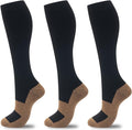fenglaoda Compression Socks for Women Men 3 Pairs Graduated Compression Support Circulation Socks for Nurses by fenglaoda