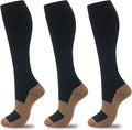 fenglaoda Compression Socks for Women Men 3 Pairs Graduated Compression Support Circulation Socks for Nurses by fenglaoda