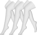 CHARMKING 3 Pairs Thigh High Compression Socks for Women and Men 15-20 mmHg Boost Circulation and All Day Comfort by CHARMKING