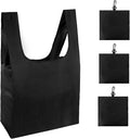 HOLYLUCK Reusable Grocery Bags,Heavy Duty Foldable Shopping Tote Bag (Extra Large, 3 Large Black) by holyluck