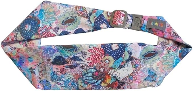 BANDI Plus Size Fanny Pack for Women - Travel-Ready Pocket Belt with Secure Hidden Money & Running Belt for Phone, Passport, Keys, & Medical Devices, Adjustable Fit, Comfortable (Coral Reef) - Image 3