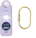 She’s Birdie 3.0 New Version – The Original Personal Safety Alarm for Women by Women–Loud Siren, Flash Light and Rechargeable Battery in a Variety of Colors (Lavender Purple) by ShesBirdie