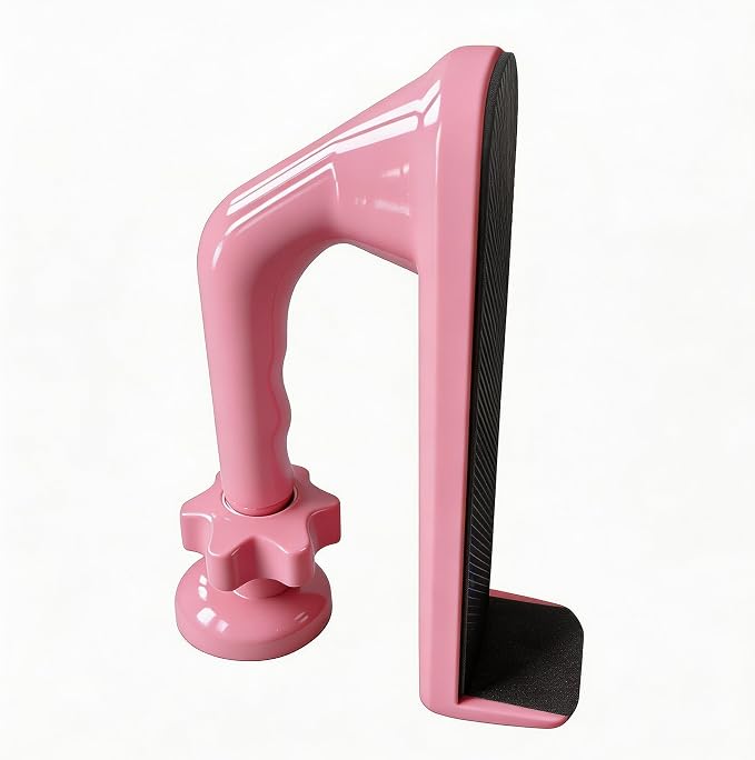 Portable Door Stopper, Aluminum Alloy Anti-Slip Safety Device, Suitable for Personal Protection During Travel or Apartment Living. (Pink) by Unknown