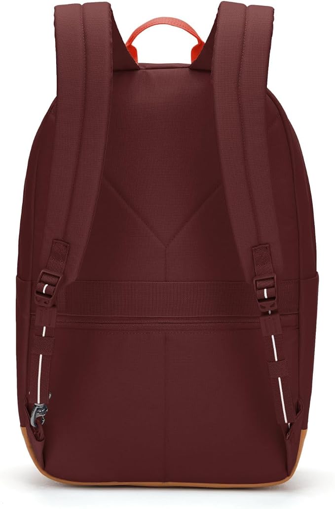 Pacsafe GO 25L Anti Theft Backpack, Garnet Red - Image 2