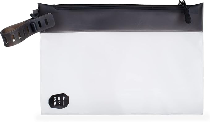 Gravel The Pouch | TSA Approved Clear Travel Toiletry Bag | Quart Size for Men & Women by Gravel