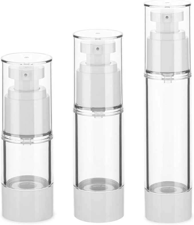 Small Spray Bottles, Plastic Travel Spray Bottle with Fine Mist | 15ml 30ml 50ml 3Pack Refillable Portable Mini Spray Containers; For Cosmetic, Skincare, Hair Makeup Storage; With 9pcs Labels by Weareyourgoodpartners