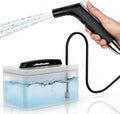 COSWE Portable Travel Bidet Electric Rechargeable Handheld Personal Bidet Sprayer for Hygiene Cleaning for Toilet with 2.3 liters Water container (Black), LIUW_JP2201 by Unknown