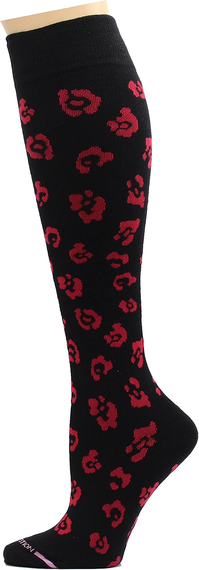 Dr. Motion 3 Pairs Light Summer Bright Fun Graduated Compression Women's Knee-Hi Socks - Image 4