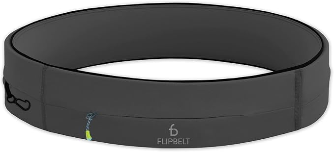 FlipBelt Zipper Running Belt, Waist Pack for Fitness and Running, US Company by FlipBelt