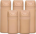 RIES Travel Bottles for Toiletries | Travel Size Containers | 5 Pack | Tsa Travel Bottles | Shampoo and Conditioner Leak Proof with Airless Pump | BPA Free Recycled Plastic & Dishwasher Safe by Ries