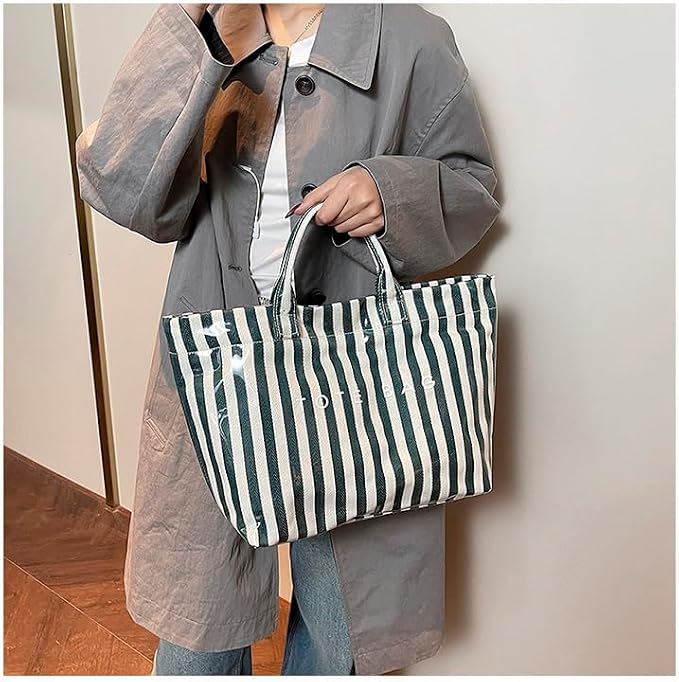 Lushandy PVC Tote Bag for Women Jelly Beach Bag Top Handle Hobo Handbag | Water-Resistant, Wipe Clean, Lightweight - Image 4