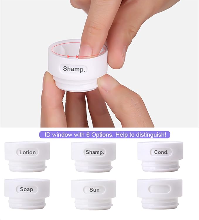 Cute Cartoon Travel Size Silicone Bottle Set for Toiletries, 4Pack | Cute Design, BPA Free, Leak Proof, TSA Approved, Squeezable, Refillable, Built-in Label, Extra Protection, Trip Gift Choice - Image 4