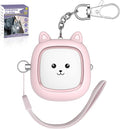 Safe Sound Personal Alarm, 130 dB Loud Siren Song Emergency Security Alarm Keychain with LED Light, Personal Sound Safety Siren for Women, Men, Children, Elderly(Pink) by VIGOROAD